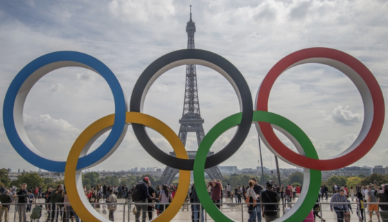 Olympic rings Paris, 23 September, image via rawpixel